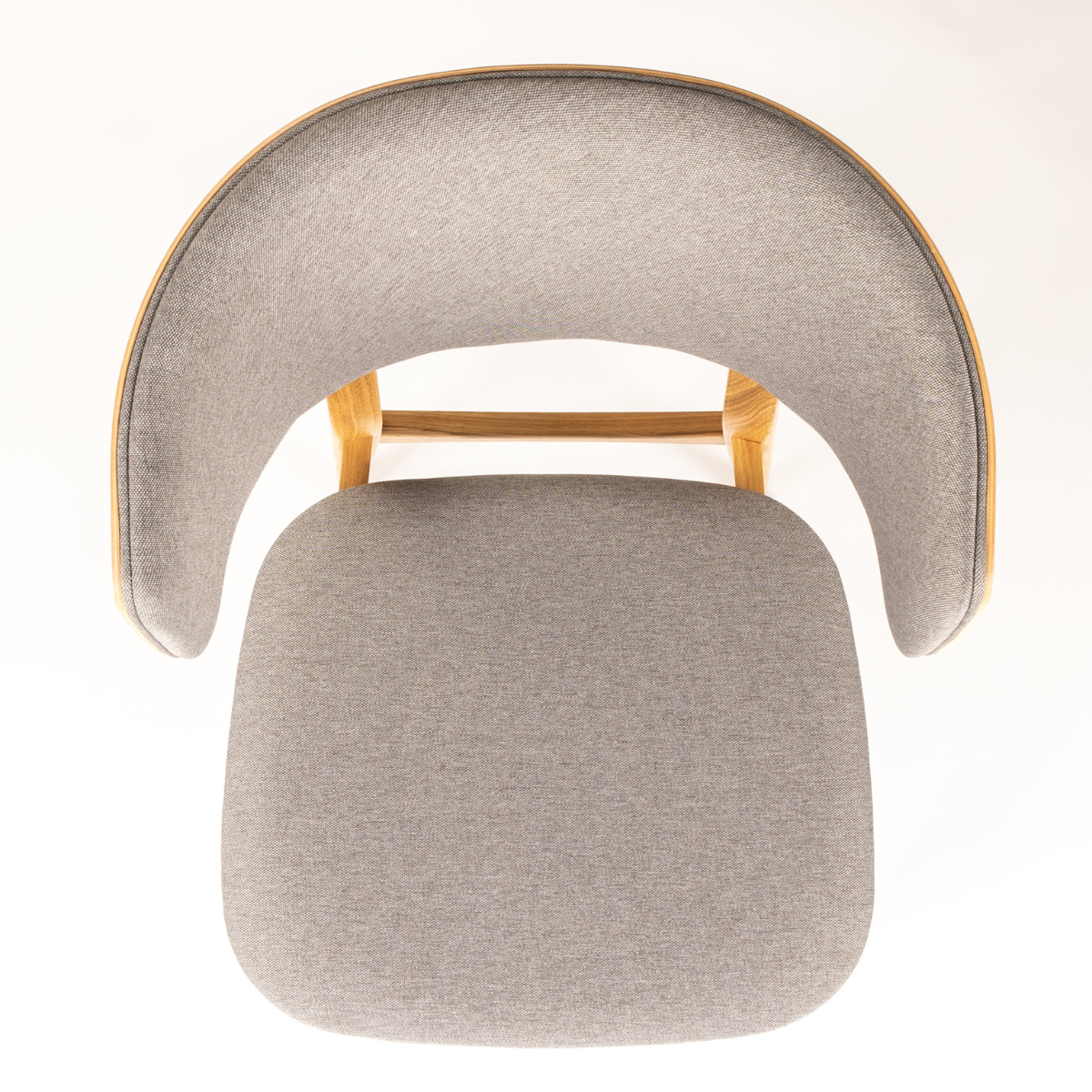 GB LUCY Grey, Natural classic Wooden indoor chair